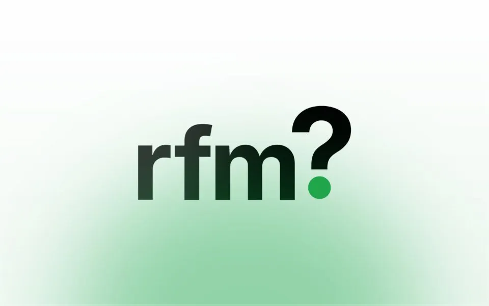 Really For Me logo on a white glass plate with a green glow